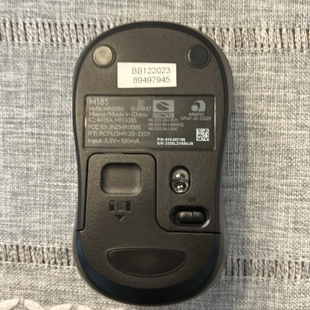 Rii Black Keyboard and Logitech Mouse Set